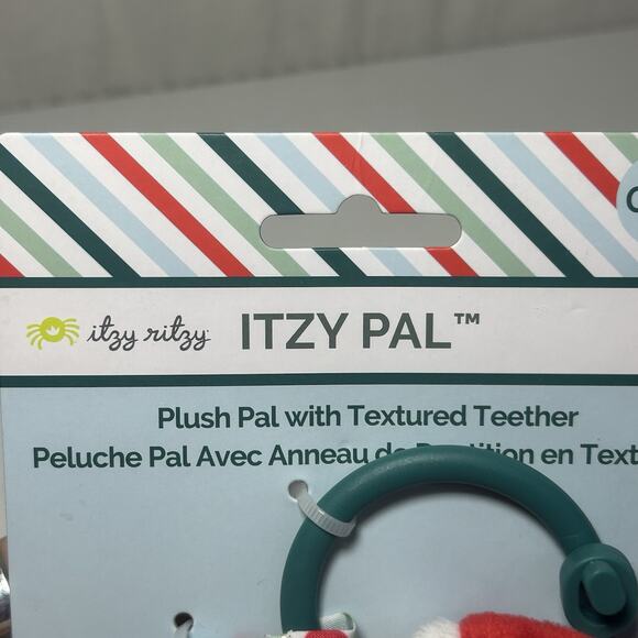 ITZY RITZY Christmas Santa ITZY Pal PLUSH Santa WITH SILICONE TEETHER TOY NWT - Picture 2 of 3